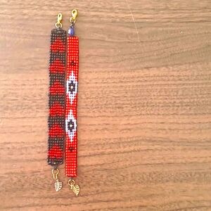 New !Women diy woven bead bracelets-2 pcs.